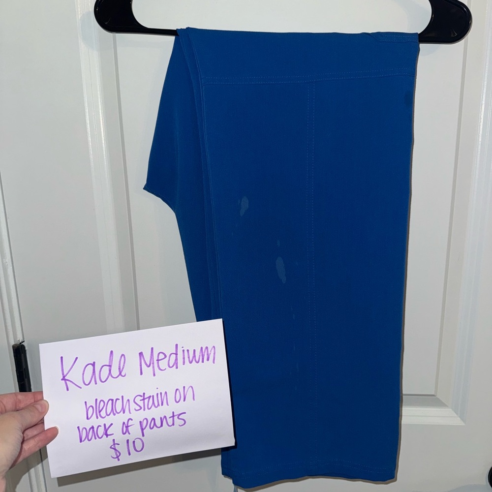 Figs Royal Blue Kade pants.